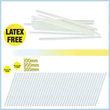 Clear Hot Melt Glue Sticks Adhesive Craft Stick for DIY Glue Tool 7mm 11mm - 11mm x 100mm 10pcs