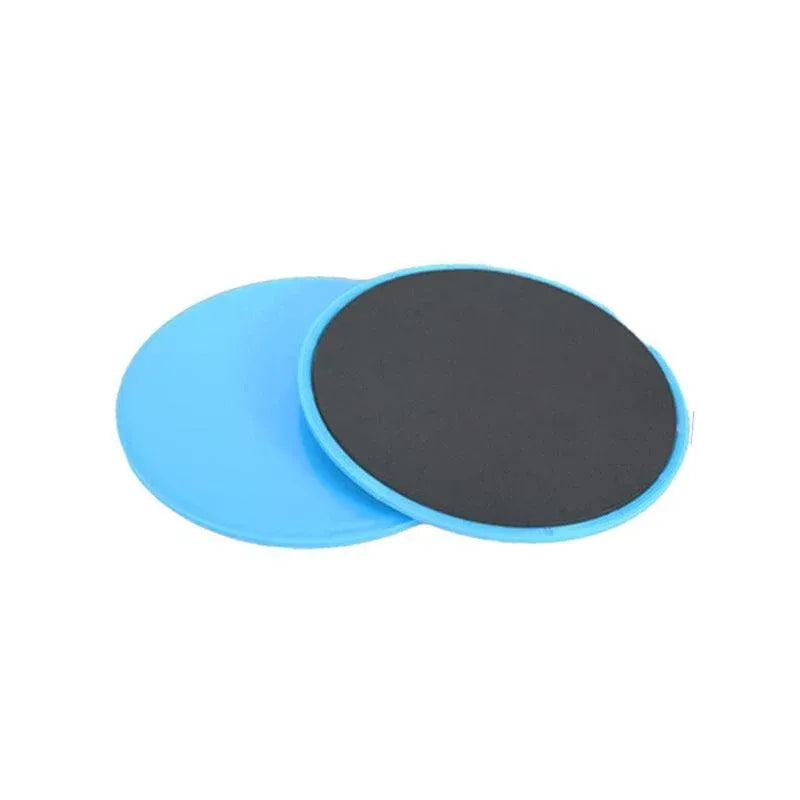 2PCS Core Sliding Discs Fitness Sliders for Home Gym Yoga Gliding Exercise 17cm - Blue