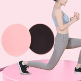 2PCS Core Sliding Discs Fitness Sliders for Home Gym Yoga Gliding Exercise 17cm - Blue
