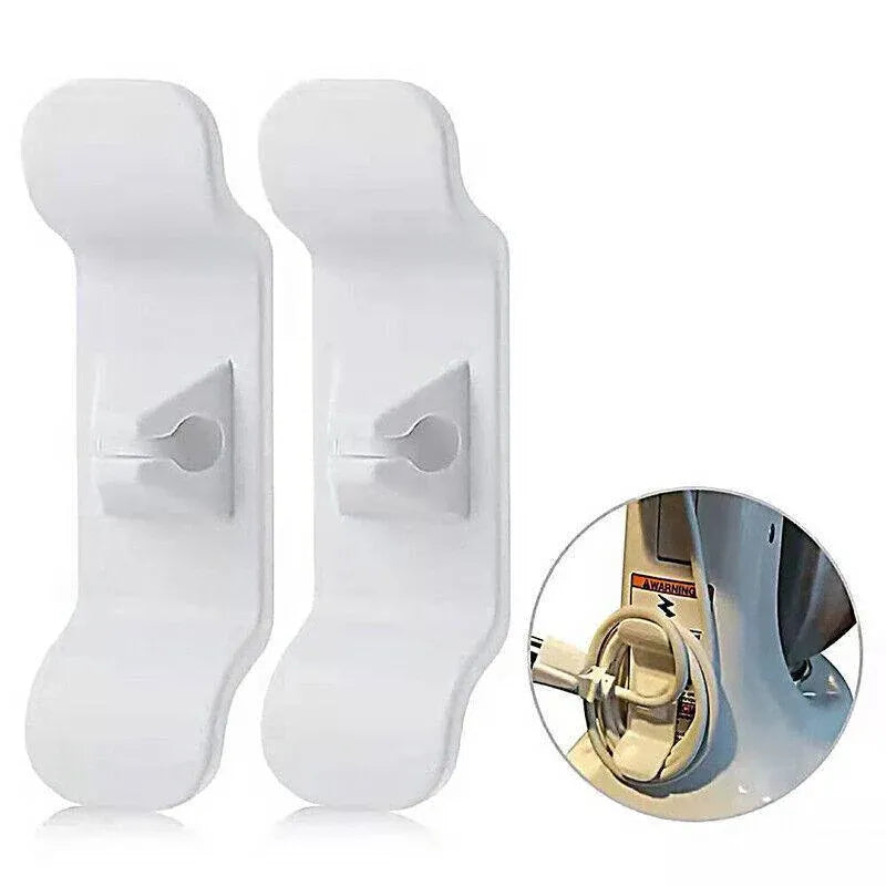 Cord Organizer Wrap Holder 4pcs Kitchen Appliance Cable Winder Adhesive Clip - 4PCS Black