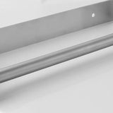 Paper Towel Holder Under Cabinet Wall Mount Stainless Steel Rack Kitchen - Silver