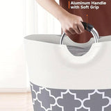 82L Large Capacity Laundry Basket for Dirty Clothes Toy Storage and Organizing - Black