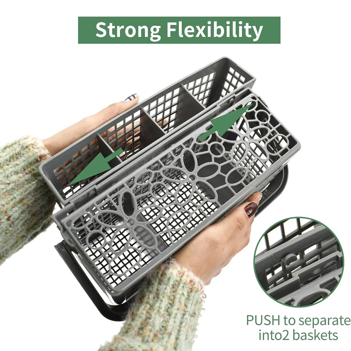 Dishwasher Basket Tableware Knife Fork Storage Box for Kitchen Storage Box