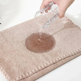 Coral Velvet Towel Set Bath Towels Soft Absorbent Quick Dry Face Hand Cloth Home - Blue
