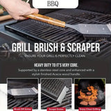 BBQ Grill Cleaning Brush Heavy Duty Wire Scraper for Outdoor Grill Maintenance