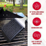 BBQ Grill Cleaning Brush Heavy Duty Wire Scraper for Outdoor Grill Maintenance