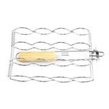 Folding Handle Corn Grill Clip Anti Scald Barbecue Tool for Home Outdoor Cooking