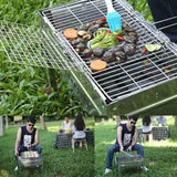 Bbq Fish Grilling Basket Grill Camping Net Meat Vegetable Cooking Kitchen Tool
