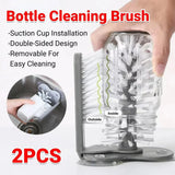 Sink Water Bottle Cleaning Brush Glass Cup Brush Suction Cup Brush Kitchen Tool