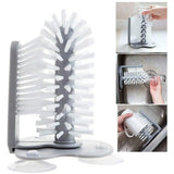 Sink Water Bottle Cleaning Brush Glass Cup Brush Suction Cup Brush Kitchen Tool