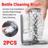 Sink Water Bottle Cleaning Brush Glass Cup Brush Suction Cup Brush Kitchen Tool