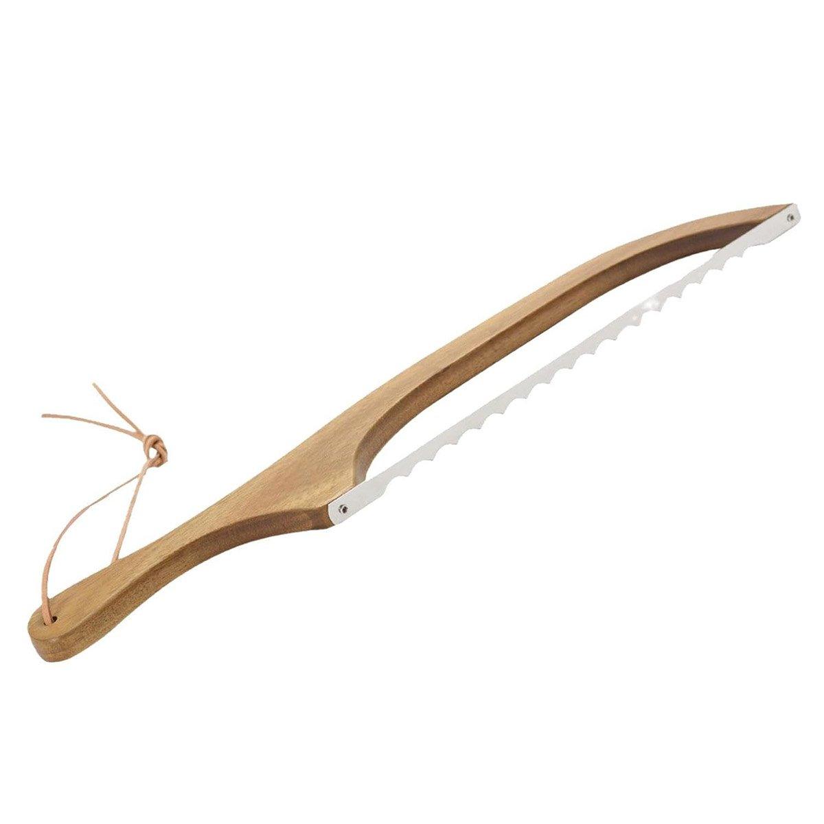Wooden Bread Cutter Saw for Perfect Slice Cutting Tool Bread Slicer Kitchen