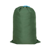 Canvas Drawstring Large Bag Pouch Clothes Craft Storage Laundry - Green-74X120cm