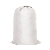 Canvas Drawstring Large Bag Pouch Clothes Craft Storage Laundry - White-48X80cm