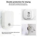 Invisible Clothesline Indoor Drying Rope Wall Mounted Laundry Retractable Line - Grey