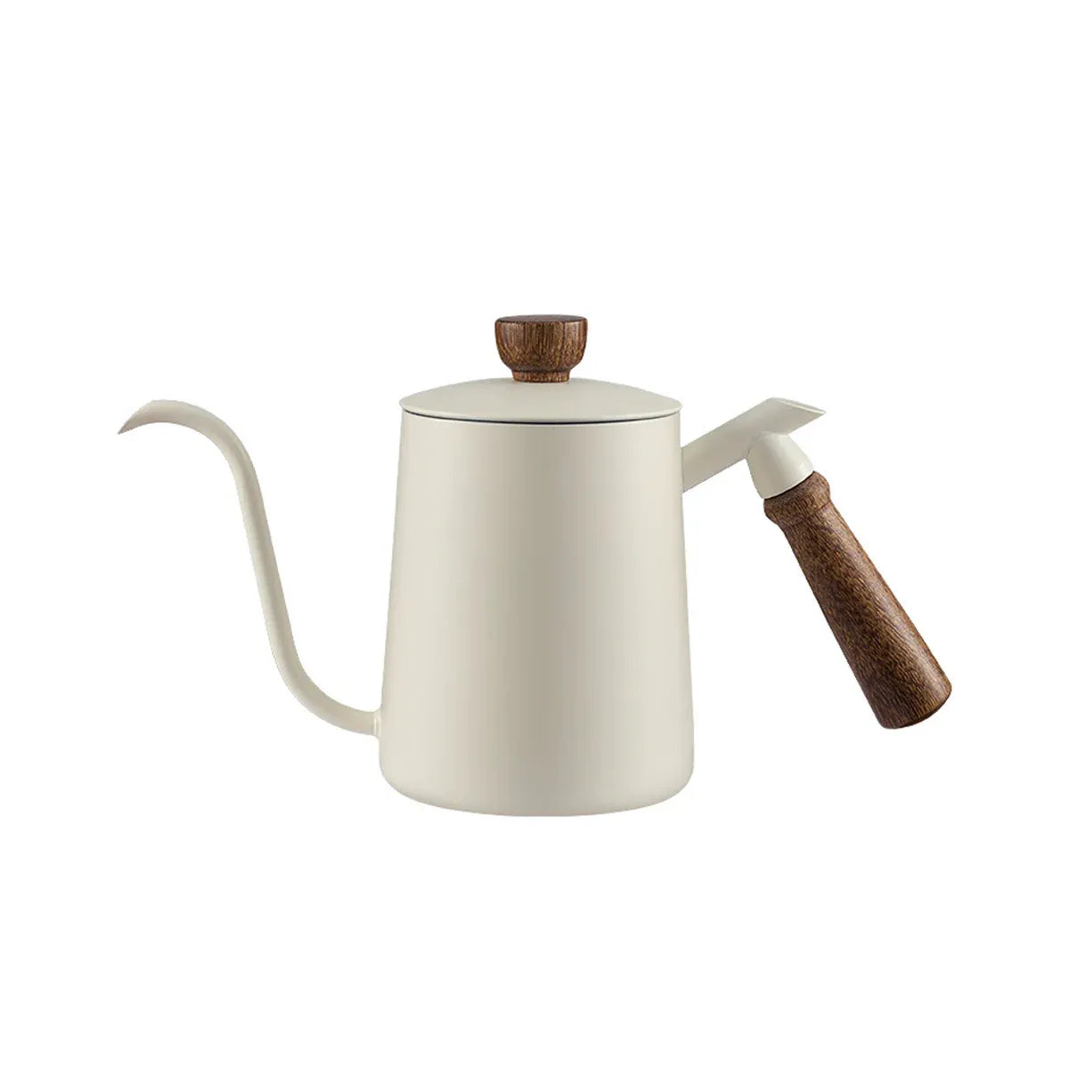 600ml Stainless Steel Coffee Pour Over Kettle Heat Resistant Home Café Brewing - Beige