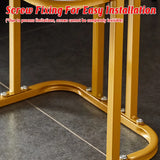 Modern Living Room Side Table 2 Tier Rounded Corners Easy Clean