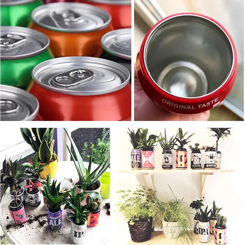 Topless Can Opener Manual Kitchen Tool for Beer Soda and Tin Bottles - Grey