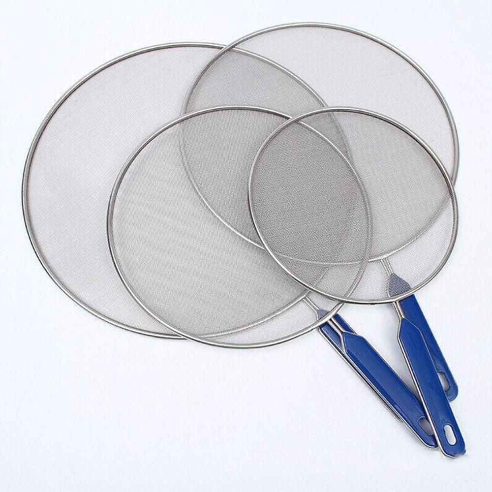 4Size Anti Splatter Guard Oil Net Splash Cover Pan Screen Kitchen Cooking Frying - 29CM