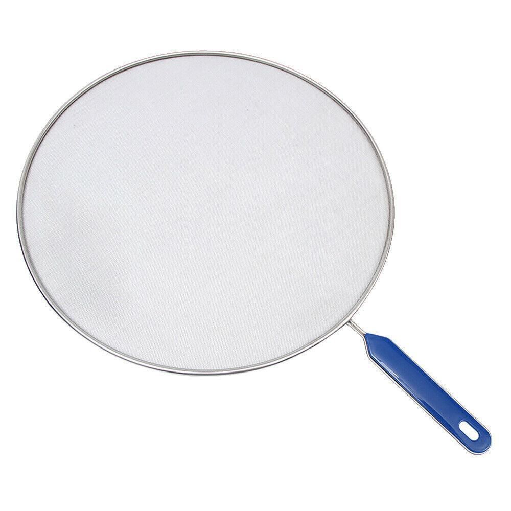 4Size Anti Splatter Guard Oil Net Splash Cover Pan Screen Kitchen Cooking Frying - 33CM