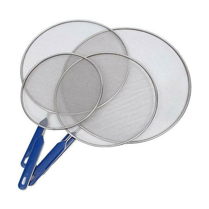 4Size Anti Splatter Guard Oil Net Splash Cover Pan Screen Kitchen Cooking Frying - 33CM
