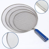 4Size Anti Splatter Guard Oil Net Splash Cover Pan Screen Kitchen Cooking Frying - 33CM