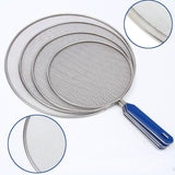 4Size Anti Splatter Guard Oil Net Splash Cover Pan Screen Kitchen Cooking Frying - 33CM