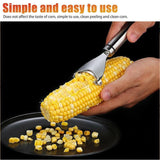 One-Step Corn Peeler Thresher Tools Kitchen Cob Kerneler Cutter Stripper Remover