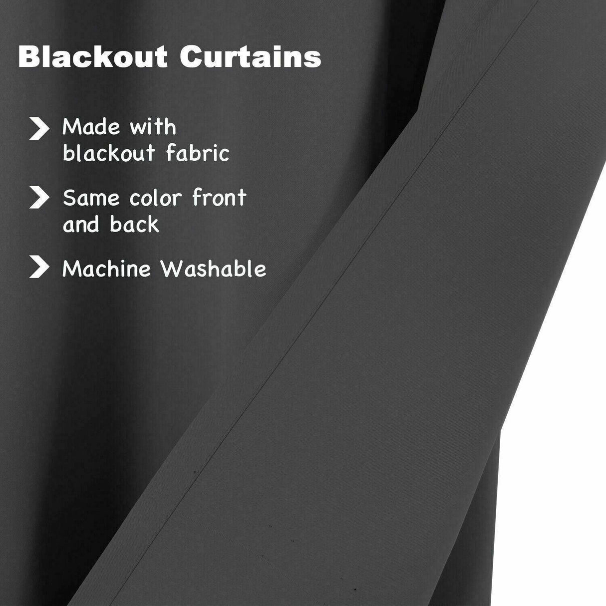 2pcs Semi Blackout Curtain Fabric Solid Colour Home Decor Drapes for Living Room - Yellow - 132x160cm