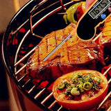Foldable Digital Thermometer Probe Temperature Kitchen Cooking Food Bbq Meat Jam - Orange