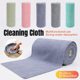 Multifunctional Kitchen Cleaning Towel Strong Absorbent Hand Tear Dish Cloth - Blue