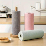 Multifunctional Kitchen Cleaning Towel Strong Absorbent Hand Tear Dish Cloth - Blue