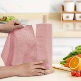 Multifunctional Kitchen Cleaning Towel Strong Absorbent Hand Tear Dish Cloth - Blue