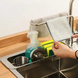Retractable Kitchen Sink Draining Rack Water Filter Basket Storage Shelf Home - Grey