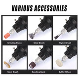 100/147pcs Electric Mill Set Accessories Grinding Cutting Drilling Tool Kit - 147Pcs(Without Grinder Pen)