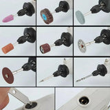 100/147pcs Electric Mill Set Accessories Grinding Cutting Drilling Tool Kit - 147Pcs(Without Grinder Pen)