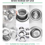 300pcs Disposable Kitchen Sink Strainer Anti Clogging Sewer Mesh Pocket Filter