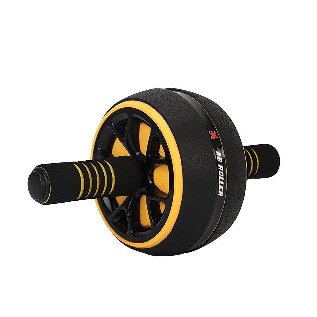 Abdominal Muscle Wheel Exercise Roller Fitness Equipment for Home Gym Men Women - Red