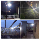 66 LED Solar Motion Sensor Light Outdoor Wall Security Lamp with 3 Heads