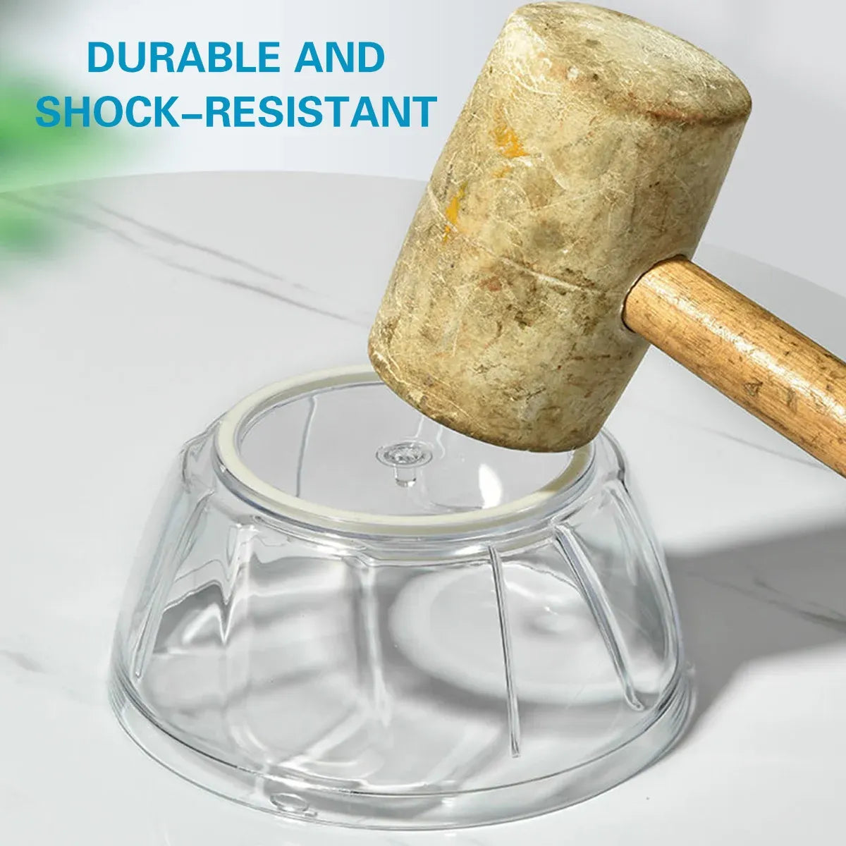 500ml Manual Meat Mincer Garlic Chopper Rotate Garlic Press Crusher Vegetable - Blue