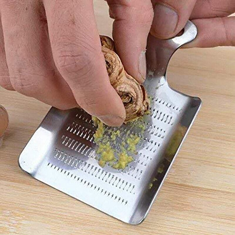 Practical Kitchen Ginger Wasabi Stainless Steel Garlic Grater Bento Mill Tool Au