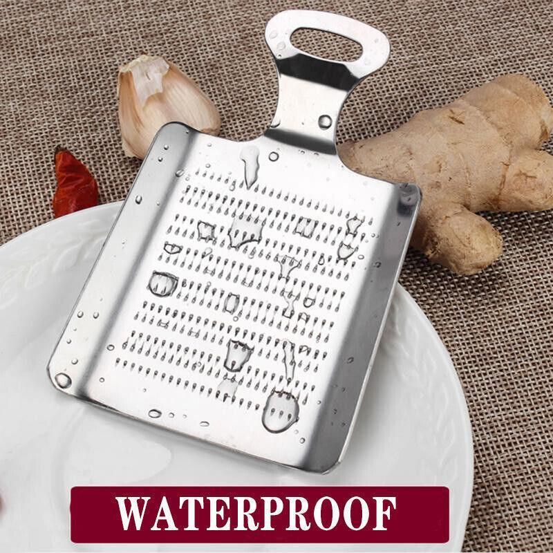 Practical Kitchen Ginger Wasabi Stainless Steel Garlic Grater Bento Mill Tool Au