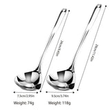 Oil Separator Spoon Kitchen Multifunctional Filter Household Hot Pot Soup Spoon - S
