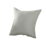 40x40cm Multicoloured Plain Solid Colour Cushion Cover Covers Decorative Pillow Case - Grey