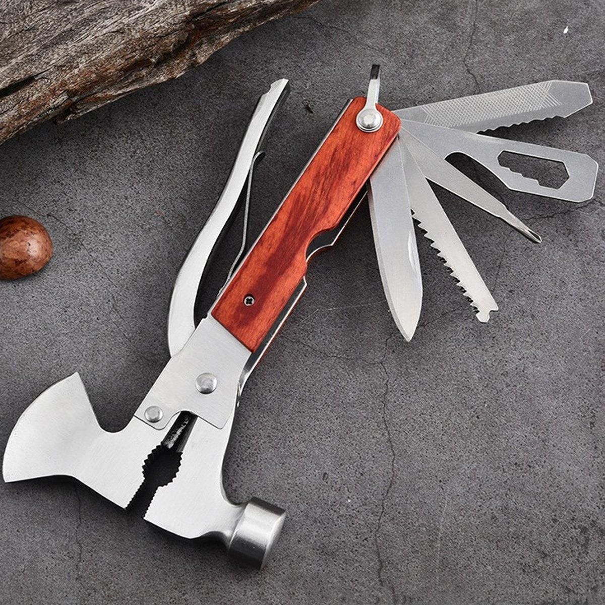 Multifunctional Axe Hammer Portable Outdoor Tool Versatile Camping Equipment - Hatchet