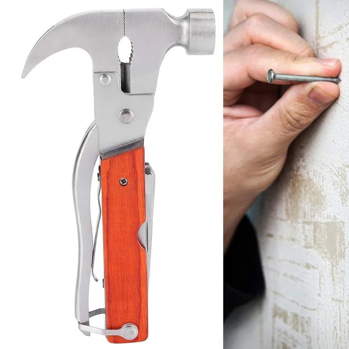 Multifunctional Axe Hammer Portable Outdoor Tool Versatile Camping Equipment - Hatchet