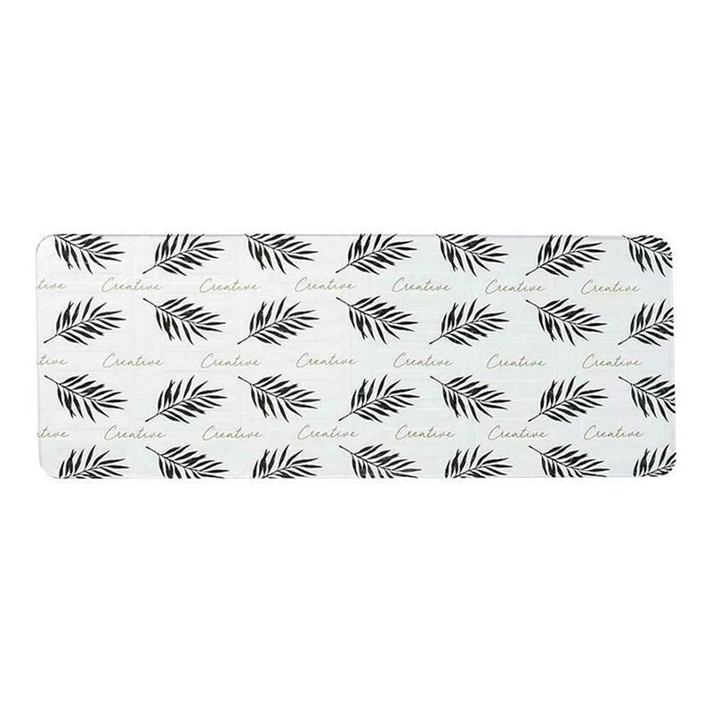 Kitchen Oil Splash Guard Wall Foil Protector Stove Cover Removable Baffle Screen - Leaf