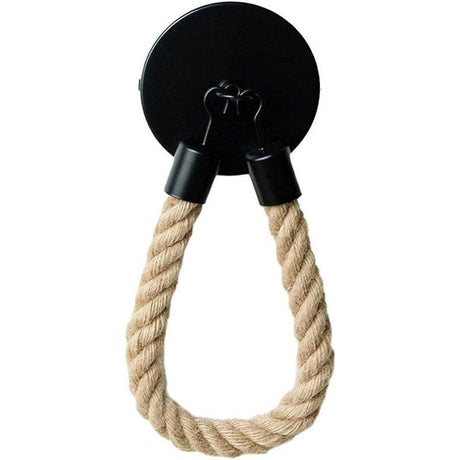Black Wall Mounted Paper Towel Holder Hanging Roll Dispenser Kitchen Storage
