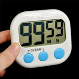 Kitchen Timer with Large LCD Display Screen and Back Mount Countdown Alarm