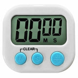 Kitchen Timer with Large LCD Display Screen and Back Mount Countdown Alarm